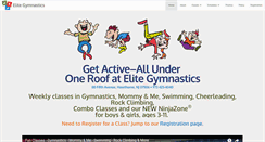 Desktop Screenshot of elitegymnasticsinfo.com